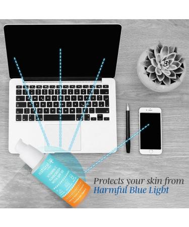 Natural Vibes Vitamin C Sunscreen SPF 50 - UVA/UVB rays Blue Light & Pollution Protection 50 ml - Buy Online on GoSupps.com