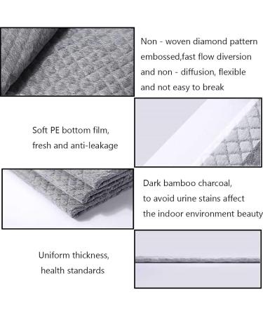 50Pcs Large Dog Pee Pads 18 x 24 Inch Puppy Pads Pet Training Pads 5-Layer Disposable Strong Absorption Pads Bamboo Charcoal Leakproof Cage Liners for Doggie Kittens Rabbits - Buy Online on GoSupps.com