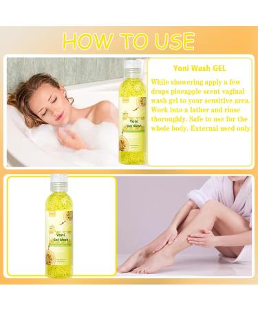 Yoni Wash & Cream - pH Balanced Feminine Hygiene | Natural Organic Passion Fruit Body Wash - Buy Online on GoSupps.com
