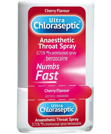 Ultra Chloraseptic Anaesthetic Throat Spray 15ml Cherry Flavour | Fast Relief for Sore Throat Pain - Buy Online on GoSupps.com