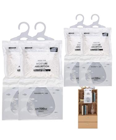 Loandicy moisture absorber for the closet moist dryer bag for the household |Air freshener accessories for cupboards storage rooms wardrobe bathroom kitchen bedroom 4 pockets upgraded