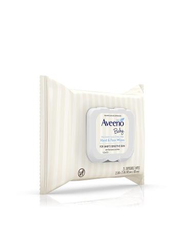 Aveeno  Baby Hand & Face Wipes  25 Count - Buy Online on GoSupps.com