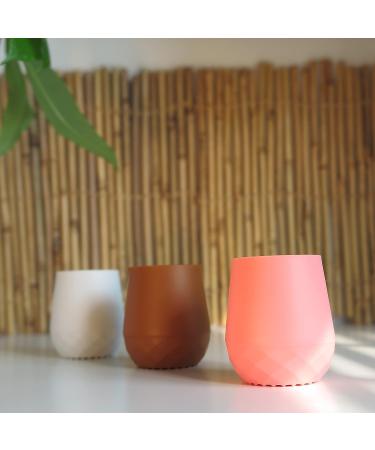 IYPLAY Silicone Sippy Cup for Toddlers | BPA-Free Baby Cup for 1 Year Old | Baby Led Weaning Utensils - Brown Cup - Buy Online on GoSupps.com