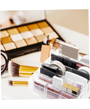 ABOOFAN Cosmetic Storage Box Drawer Divided Palettes Holder Pallet Divided Makeup Holder Household Bracket Transparent 24x23x6.5cm - Buy Online on GoSupps.com