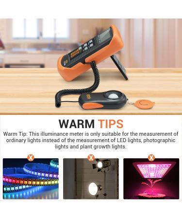 Dr.meter LX1330B Digital Illuminance Light Meter - 0-200,000 Lux Measurement Range - Buy Online on GoSupps.com