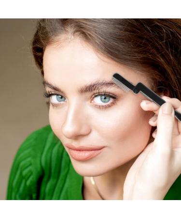 1pcs Folding Eyelash Comb Brow Brush Stainless Steel Eye Lashes Separator Teeth Eyebrow Comb Folding Eyelash Brush Eyebrow Mascara Applicator Folding Brush Grooming Brush for Making Up Supplies BLACK - Buy Online on GoSupps.com