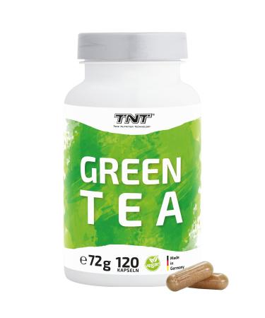 Tnt green tea (120 capsules) pure green tea extract 600mg green tea extract per daily dose for improved focus & energy green tea capsules green tea capsules (vegan) - Buy Online on GoSupps.com