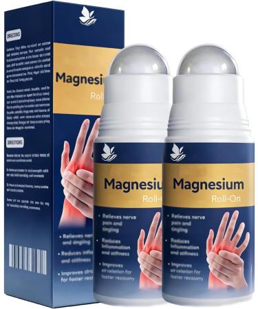 NerviFree Lot de 2 rouleaux bille pour soulager les douleurs nerveuses 50 ml Doux pour apaiser et r parer les pieds les jambes les mains ou le dos soulagement rapide de la neuropathie m lange 2 pi ces.