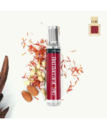Elegance Eau de Parfum Mini Impression of MFK's 540 Long-lasting Daily Fragrance for Women All Skin Types Travel-friendly 20ml Mist Spray Lasts 14-18 Hours Impression of baccarat rouge 540 0.67 Fl Oz (Pack of 1) - Buy Online on GoSupps.com