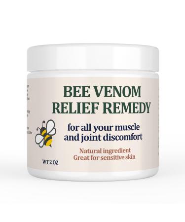 Natural Organic Bee Venom Muscle & Joint Cream Extra Effective Muscle & Joint Care for Neck Hand Feet Knee Muscles Shoulder Wrist Elbow Ankle Foot Aches Arnica Vitamin B6 2 Fl Oz (Pack of 1)