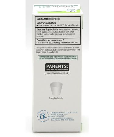 Buy Quality Choice Tussin DM - Non-Drowsy Alcohol-Free Cough & Chest Congestion Relief | 4 FL OZ - International Shipping Available - Buy Online on GoSupps.com