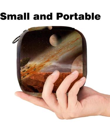 Buy Space Planet University Menstrual Pad Bag & Cup Pocket Stylish & Functional Sanitary Solution for Teenagers and Women - Buy Online on GoSupps.com