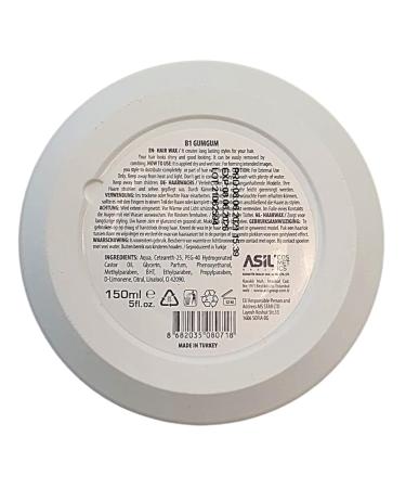 Nishman Hair Styling Gloss Gel Wax Gum (150ml) - Long-Lasting Hold for All Hair Types | International Shipping Available - Buy Online on GoSupps.com