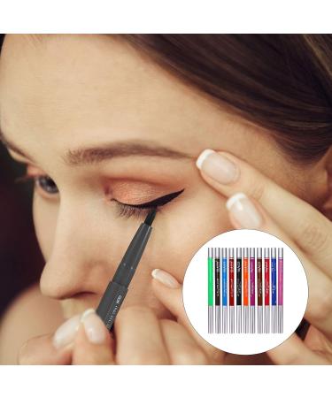 BELLIFFY 12 Pcs 1 Set Shadow Set Creative Eyeliners Waterproof Eyeliner Makeup Kit Colorful Plastic - Buy Online on GoSupps.com