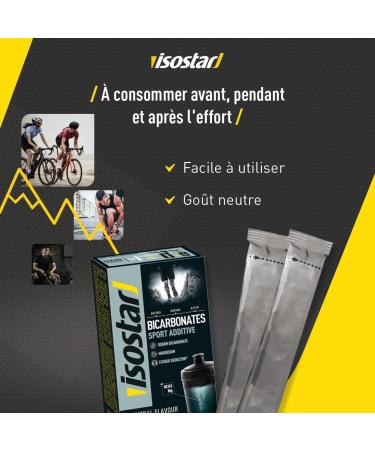 Isostar Neutral Flavor Bicarbonates Sticks - Sodium Bicarbonates Sticks to Dilute 10 Sticks 71g - Buy Online on GoSupps.com