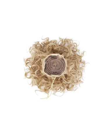 Rpeixya Stylish Golden Hair Part Bun with Elastic Cord | Curly Ponytail Chignon for Women - Perfect for Fashionable Dutt Styles - Buy Online on GoSupps.com