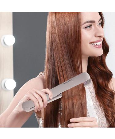 Buy Ceramic Travel Straightener - Anti-Static Flat Iron for Curly & Straight Hair | Portable Hair Styling Tool - Buy Online on GoSupps.com