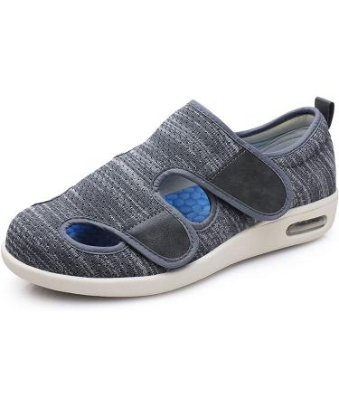 ZBJH Extra Wide Diabetic Shoes with Swollen Feet Wide Fit Large Size Arthritis Edema Feet Footwear Breathable Lightweight Air Cushion Walking Shoes for Women 22.9.2 (Color : A03 Size : 40)