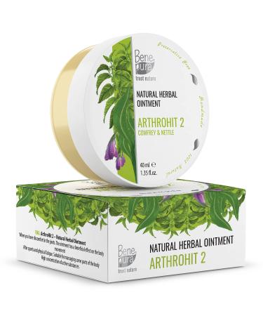 BenePura Comfrey Ointment for Muscle Relief - Natural Comfrey Cream for Back Relief Neck Relief Knee Relief - Muscle Relaxer Cream - Comfrey Salve with Nettle - 1.35 fl. Oz - Buy Online on GoSupps.com