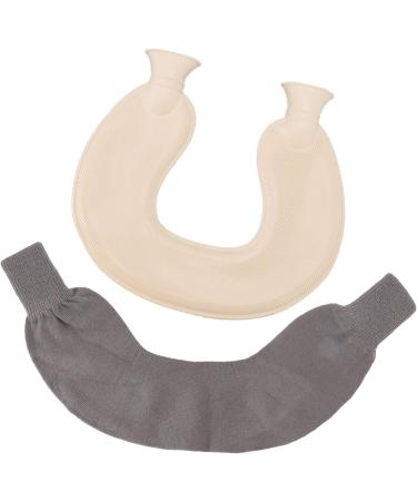 Chiciri U-Shaped Heat Bottle - Soft Scald Protection for Muscle Pain Relief (Gray) - Buy Online on GoSupps.com