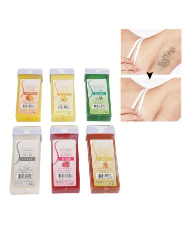 Roll-On Wax for Hair Removal - 6-Piece Strong Viscosity Kit | Easy Body Beauty Care - Buy Online on GoSupps.com