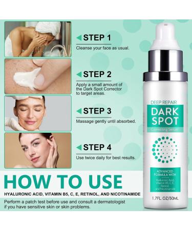 Anti Wrinkle Face Cream - Dark Spot Remover For Face - Face Moisturizer For Women - Brightening Anti Aging Face Cream With Hyaluronic Acid Retinol Niacinamide Vitamin B5 E 50ml - Buy Online on GoSupps.com