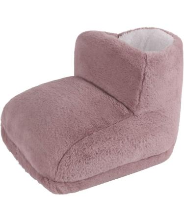 Electric Heated Foot Warmers for Men & Women - USB Rechargeable Plush Thermal Heating Pad - Cozy Winter Boot & Shoe Heater in Pink - Buy Online on GoSupps.com