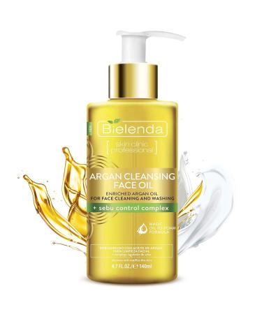 Buy Bielenda Argan Oil Facial Cleanser | Nourishing Argon Oil & Sebu Control Complex for Clear Skin - Buy Online on GoSupps.com