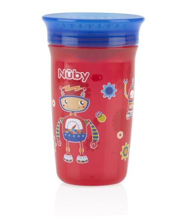 Nuby 1pk No Spill 360 Degree Printed Wonder Cup - Assorted Colors - Buy Online on GoSupps.com
