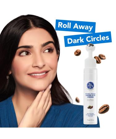 Natural Vita Rich Under Eye Cream - Reduce Dark Circles & Puffiness | The Moms Co. - Chia Seed & Coffee Oil Vitamins E & B3 - For Men & Women - Buy Online on GoSupps.com