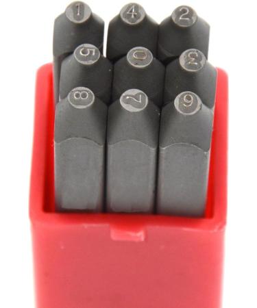 Wokesi 1/16(1.5mm) High Hardness Carbon Steel Uppercase Number and Letter Ball Pein Hammer Hand Punch Metal Stamp Set - Ideal for Mold, Jewel Making, Die - 1.5mm Number&Letter - Buy Online on GoSupps.com