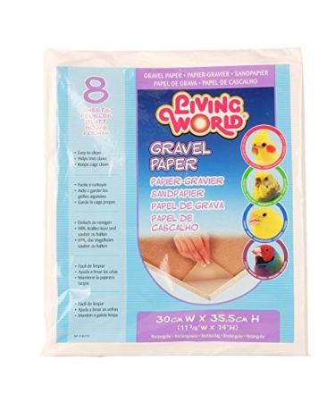 Living World Gravel Paper 12 Inches x 14 Inches (8/Pack)