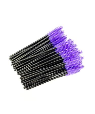 PJRYC Bruh s jetable Bruhes de Maquillage de Cils de Maquillage de Cils Mascara Wands Eyelash Extension de l'outil (Handle Color : Purple)