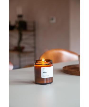 OCT Amber Scented Candle | 250ml Soy Wax with Natural Essential Oils - Premium International Shipping - Buy Online on GoSupps.com