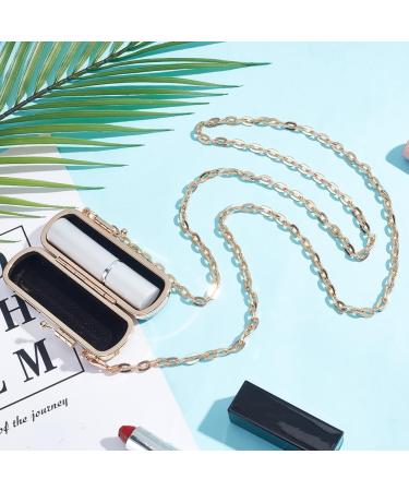 Buy WADORN Rhinestone Lipstick Case with Chain - Portable Makeup Holder for Women | Ideal Travel Cosmetic Storage & Mother's Day Gift - Buy Online on GoSupps.com