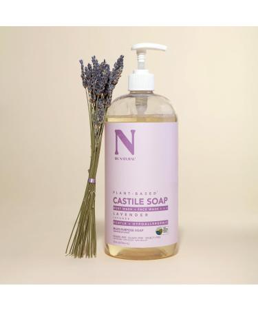 Dr. Natural Castile Liquid Soap Lavender 32 oz - Plant-Based - Made with Organic Shea Butter - Rich in Coconut and Olive Oils - Sulfate and Paraben-Free Cruelty-Free - Multi-Purpose Soap Lavender 32 Fluid Ounces (Pack of  - Buy Online on GoSupps.com