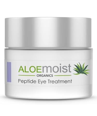 Under Eye Cream Anti Aging   Complete Peptide Eye Treatment with Hyaluronic Acid  Aloe  Vitamin E  Amino Acids   Natural Eye Wrinkle Cream   Hydrating Eye Cream for Dark Circles and Puffiness 0.5 oz