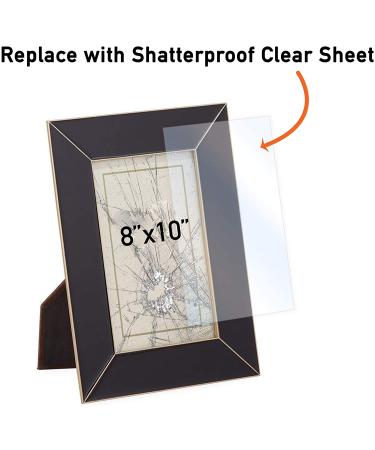 10x Clear Acrylic Sheets 5x7 inch, 0.08 Thick - Picture Frame Glass Replacement, Table Signs, Calligraphy & Painting - AIVS Plexiglass Panels w/ 3 White Markers - Buy Online on GoSupps.com