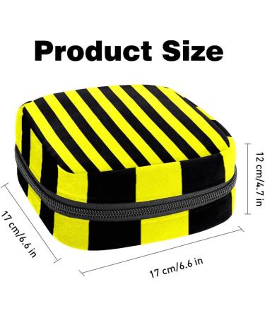 Buy Stylish Storage Bags for Women - Portable Menstrual Pad Holders Tampons & More - Multicolored Tapes & Stripes - Buy Online on GoSupps.com