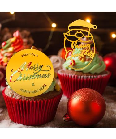 ALLY-MAGIC Christmas Cake Decorations 6Pcs Acrylic Merry Christmas Cake Toppers Santa Elk Christmas Tree Cupcake Toppers for Christmas Party Decorations Cake Supplies Y6-YKLSDZS - Buy Online on GoSupps.com