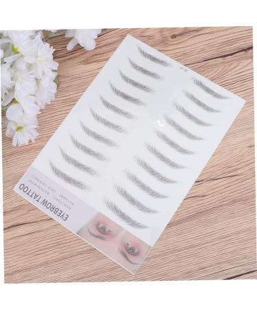 FRCOLOR 2pcs 3d Eyebrow Stickers Eye Brow Shaping Kit Stick-on Eyebrow Makeup Tools Artificial Man - Buy Online on GoSupps.com