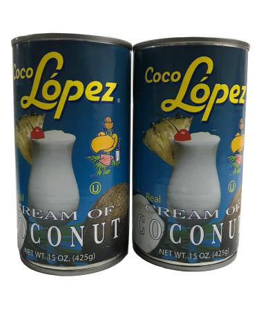 Cream of Coconut Coco Lopez Set of 2 Can