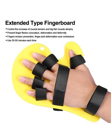 Finger Orthotics & Training Board - Splint for Stroke & Brain Injury Recovery | Yellow Finger Training Device - Buy Online on GoSupps.com