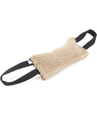 Julius-K9 18125 Jute Tug with Two Handles 25 x 7 cm | Durable Jute Toy for Training | 2 Handles for Easy Grip - Buy Online on GoSupps.com