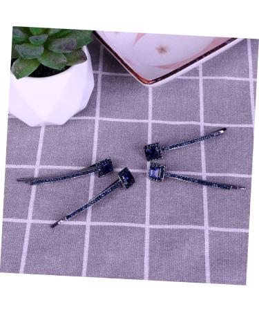 DOITOOL 4 Pairs Rhinestones Hair Barrettes Bangs Wedding Headpiece for Bride Hair Accessories for Women Wedding Hair Pins Hair Clip Antique Hairpin Fashion Pair Clip Miss - Buy Online on GoSupps.com