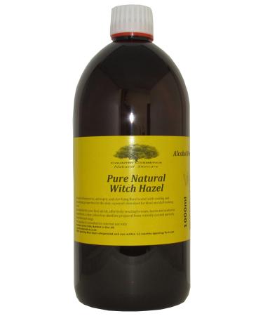 Pure Natural Witch Hazel Water 1000ml Fresh 1 l (Pack of 1)