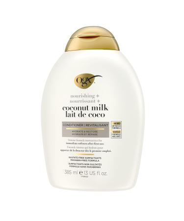 OGX Sulfate-Free Hair Conditioner | Nourishing Coconut Milk | International Shipping - 13 Fl Oz - Buy Online on GoSupps.com