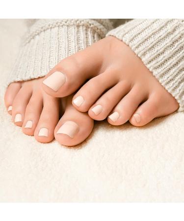 576 Pieces 24 Sets Short False Toenails Glossy Press on Toe Nails - Classic Colorful Artificial Nail Tips for DIY Nail - Buy Online on GoSupps.com