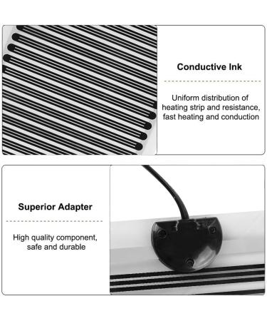 niCWhite Reptile Heat Mat 15W Heating Pad Under Tank Terrarium Heated Pads Vivarium Reptile Warmer with Temperature Adjustment for Reptiles Lizards Turtles Snakes 8.6Inch x 9.8Inch - Buy Online on GoSupps.com