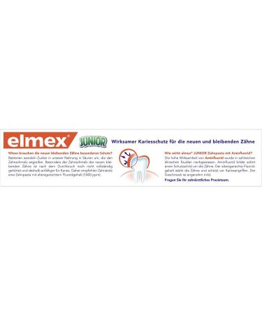  ELMEX Elmex Junior toothpaste 6-pack (6 x 75 ml) - Buy Online on GoSupps.com